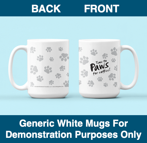 Paws For Coffee Mug • LH