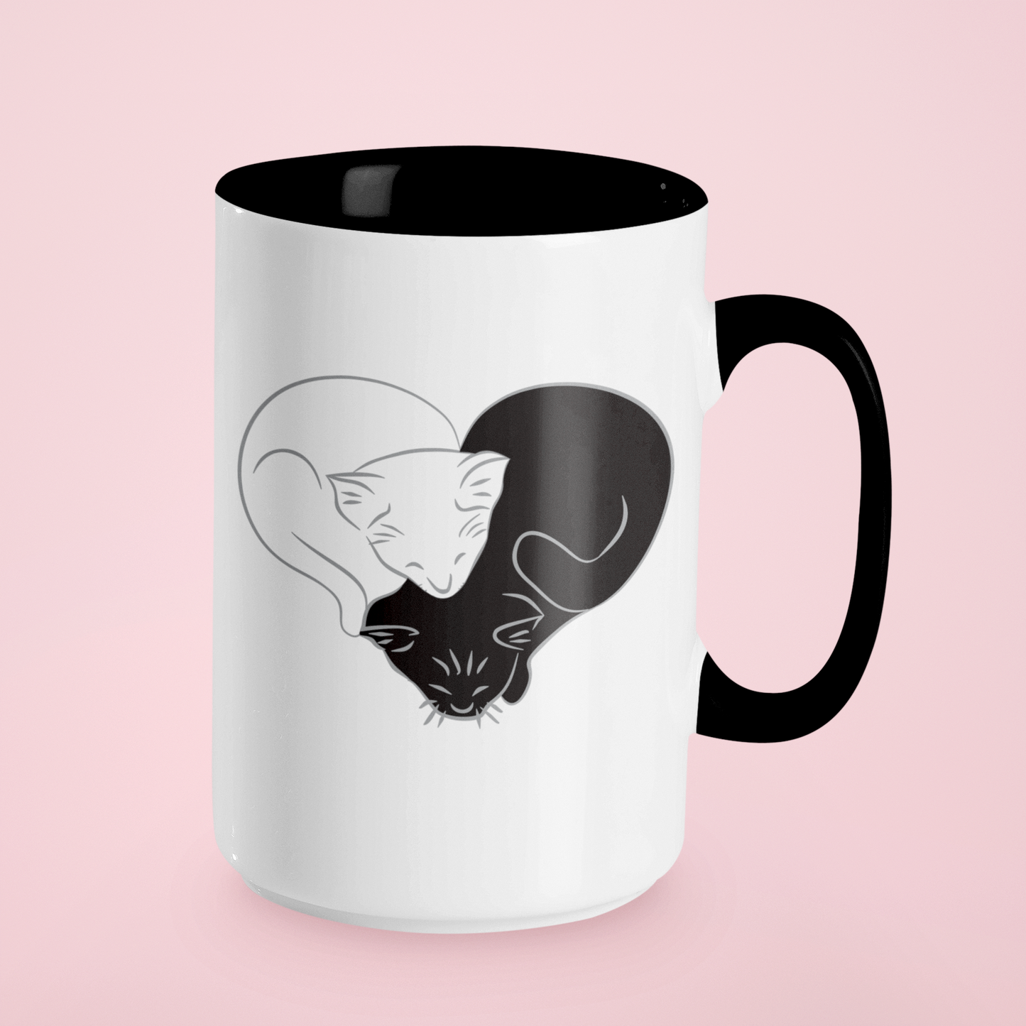 Heart-Shaped Kittens Mug • LH