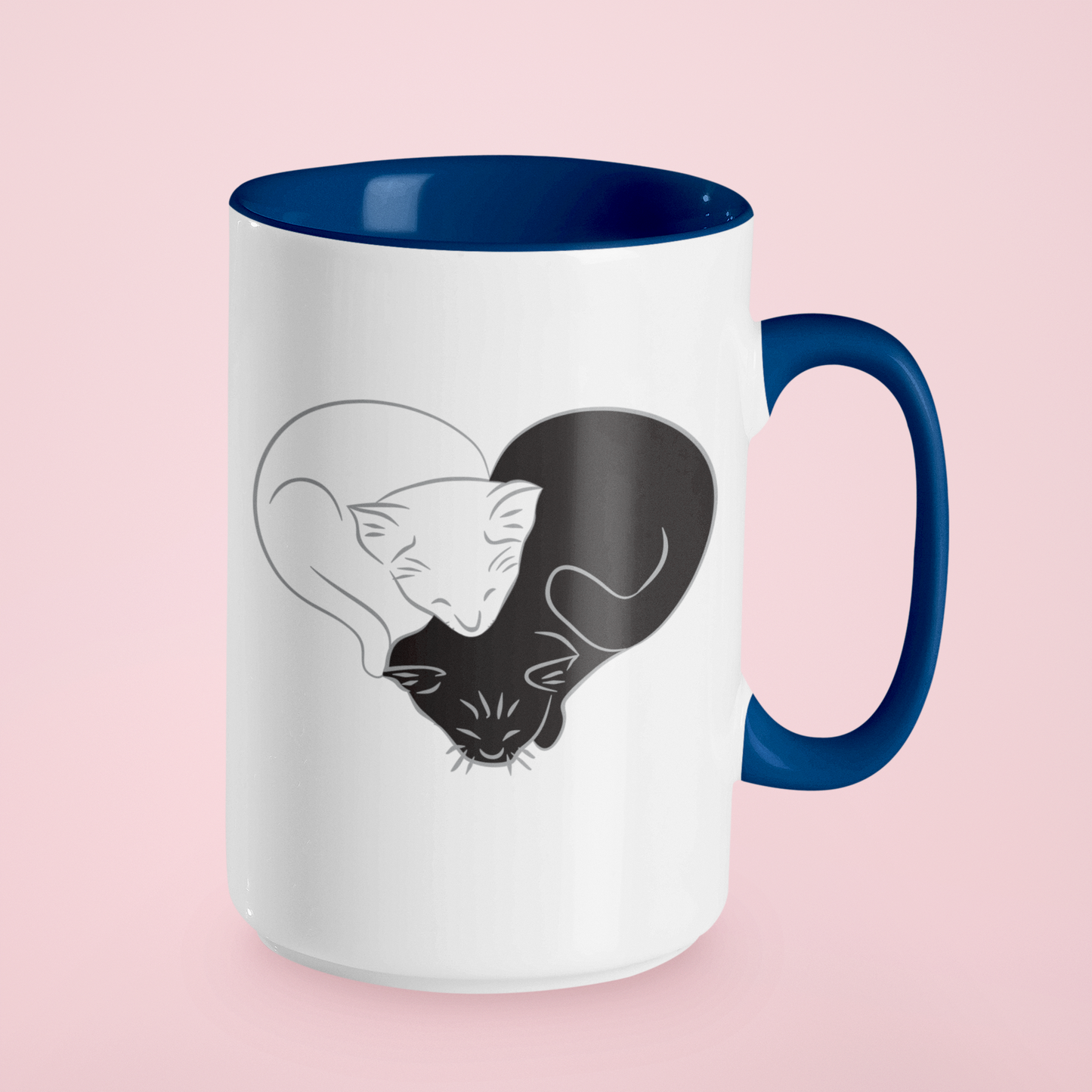 Heart-Shaped Kittens Mug • LH