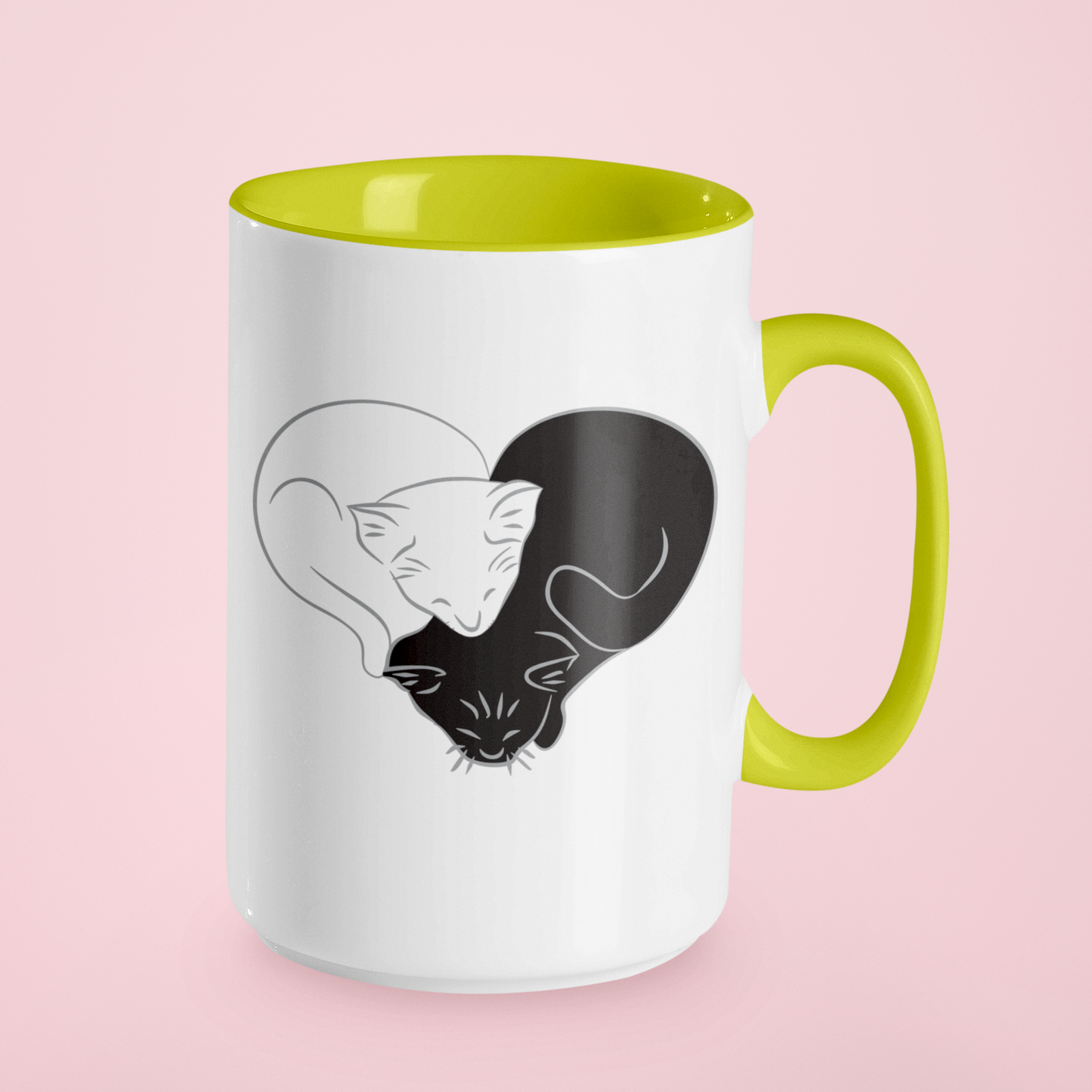 Heart-Shaped Kittens Mug • LH