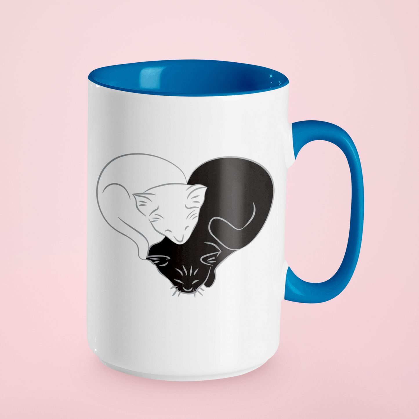 Heart-Shaped Kittens Mug • LH