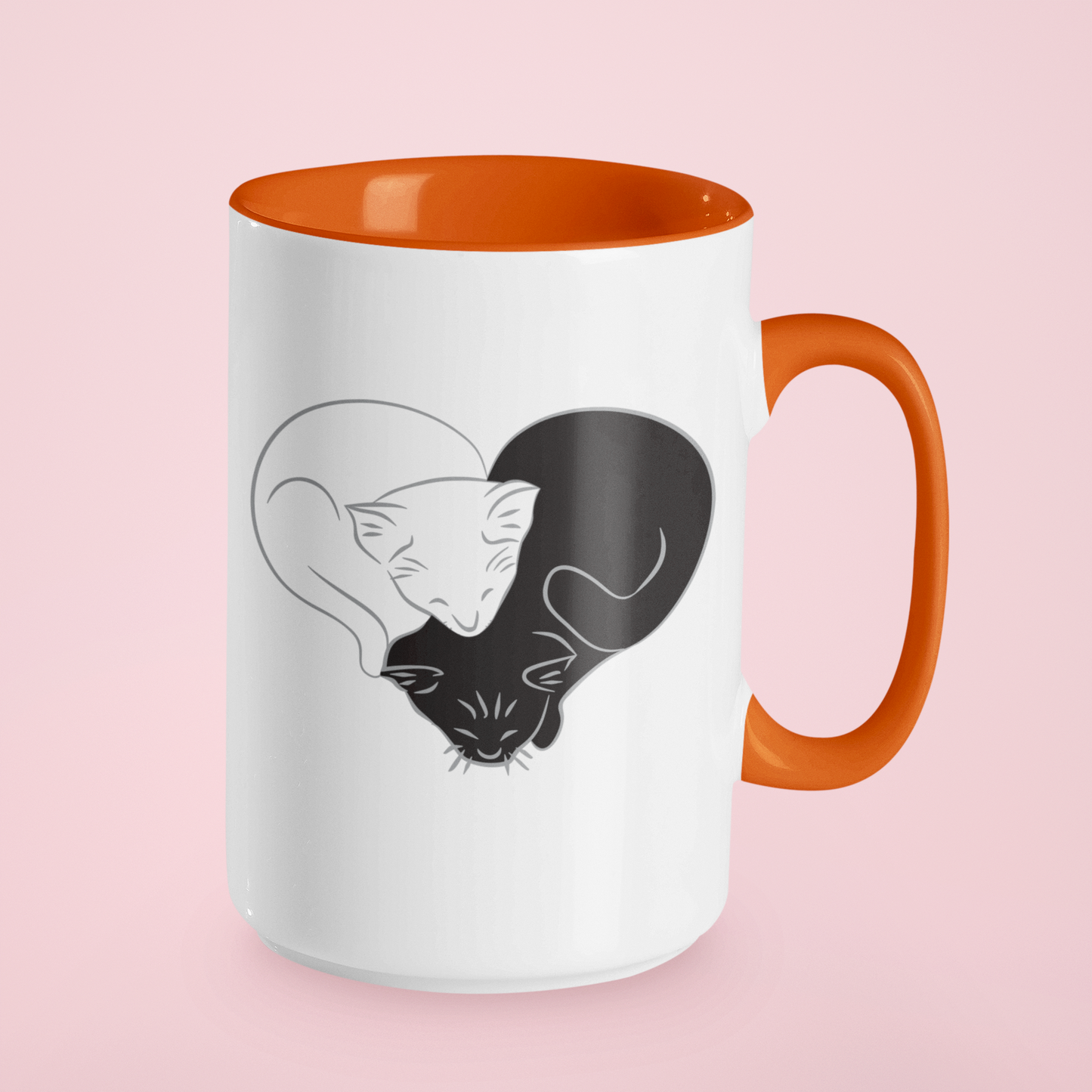 Heart-Shaped Kittens Mug • LH