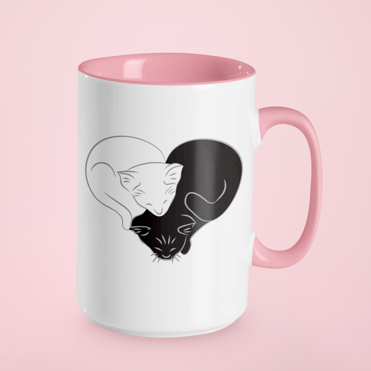 Heart-Shaped Kittens Mug • LH