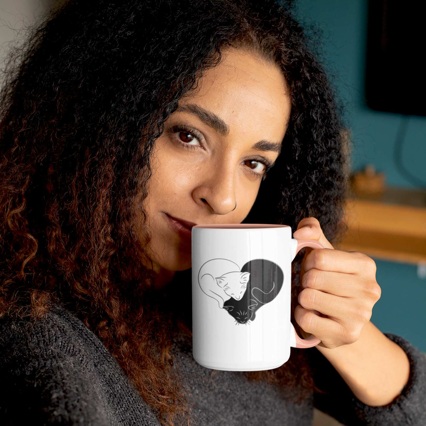 Heart-Shaped Kittens Mug • LH
