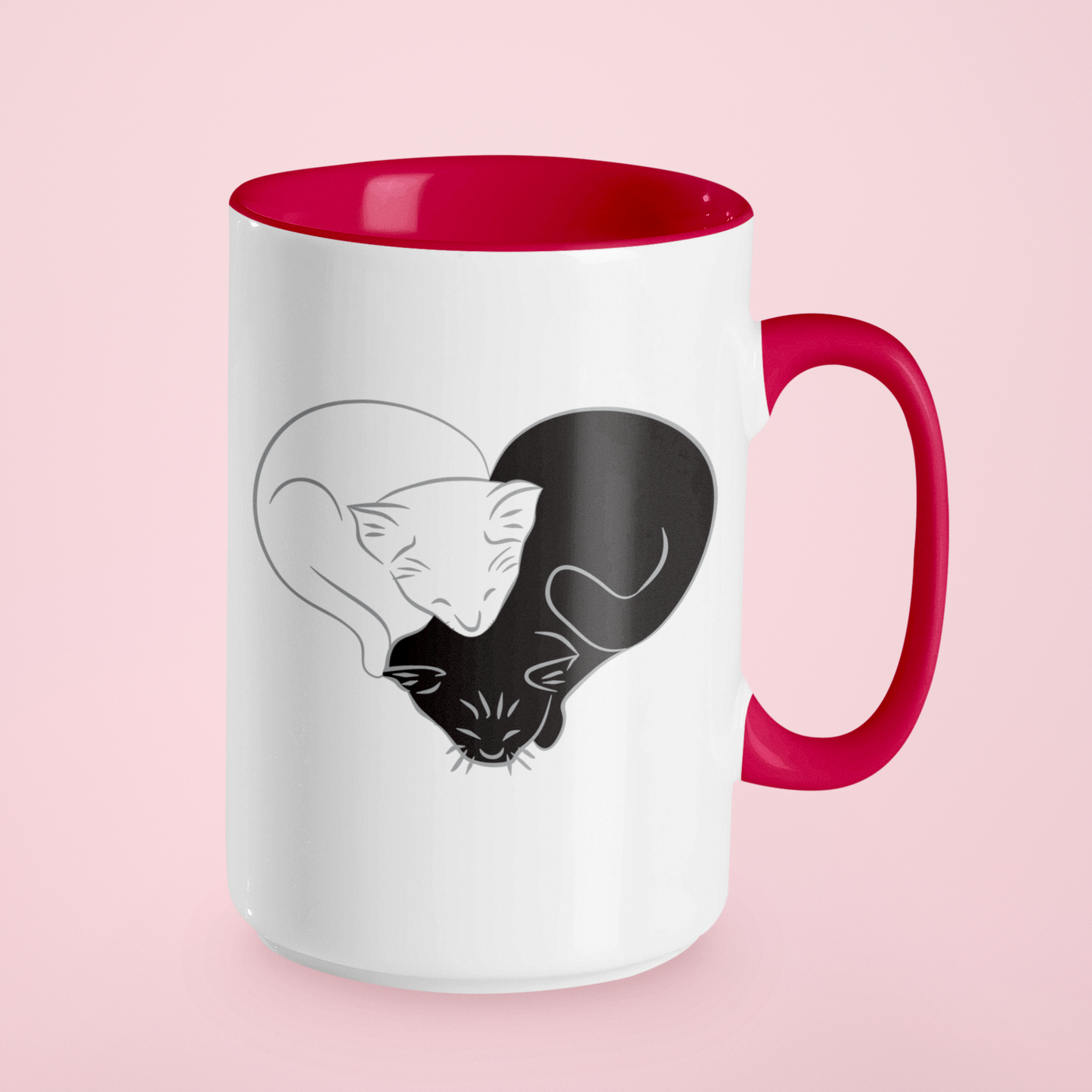 Heart-Shaped Kittens Mug • LH