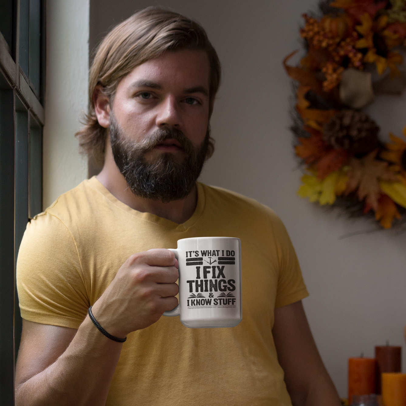 Fix Things Know Stuff Mug • RH • White