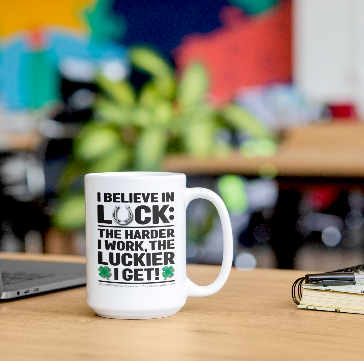 Believe In Luck Mug • LH • White