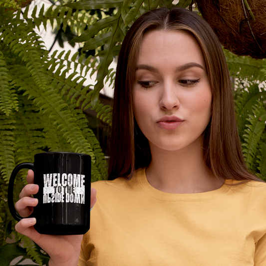 Welcome To The Upside Down Mug • RH • Black