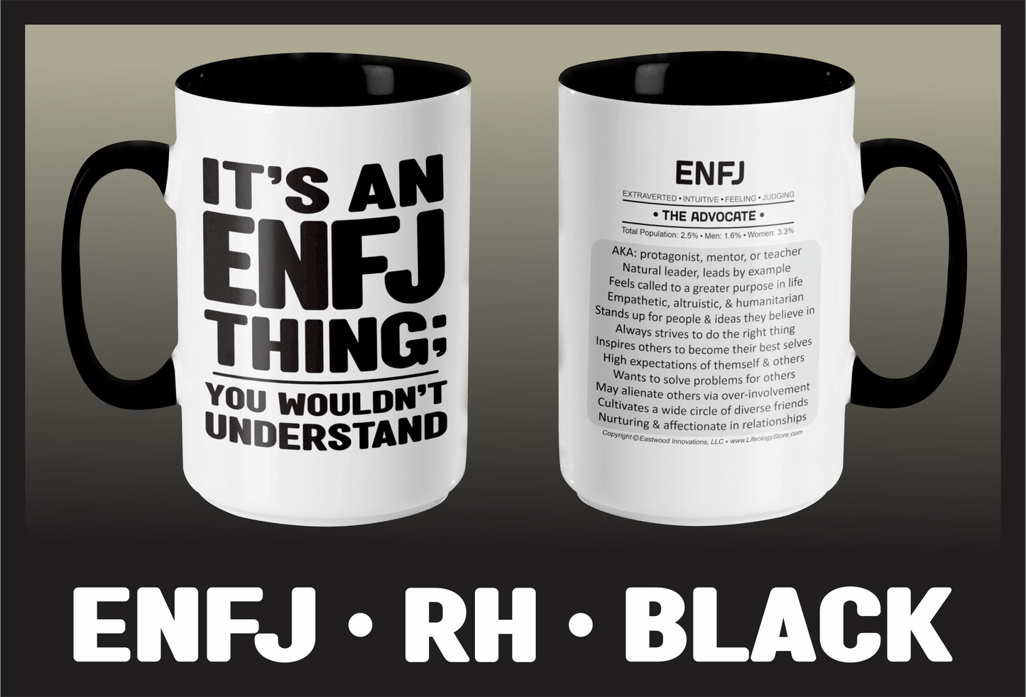 Typology Mug • ENFJ • RH