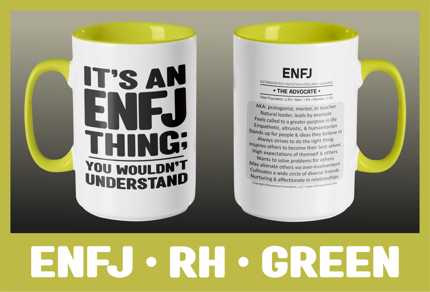 Typology Mug • ENFJ • RH