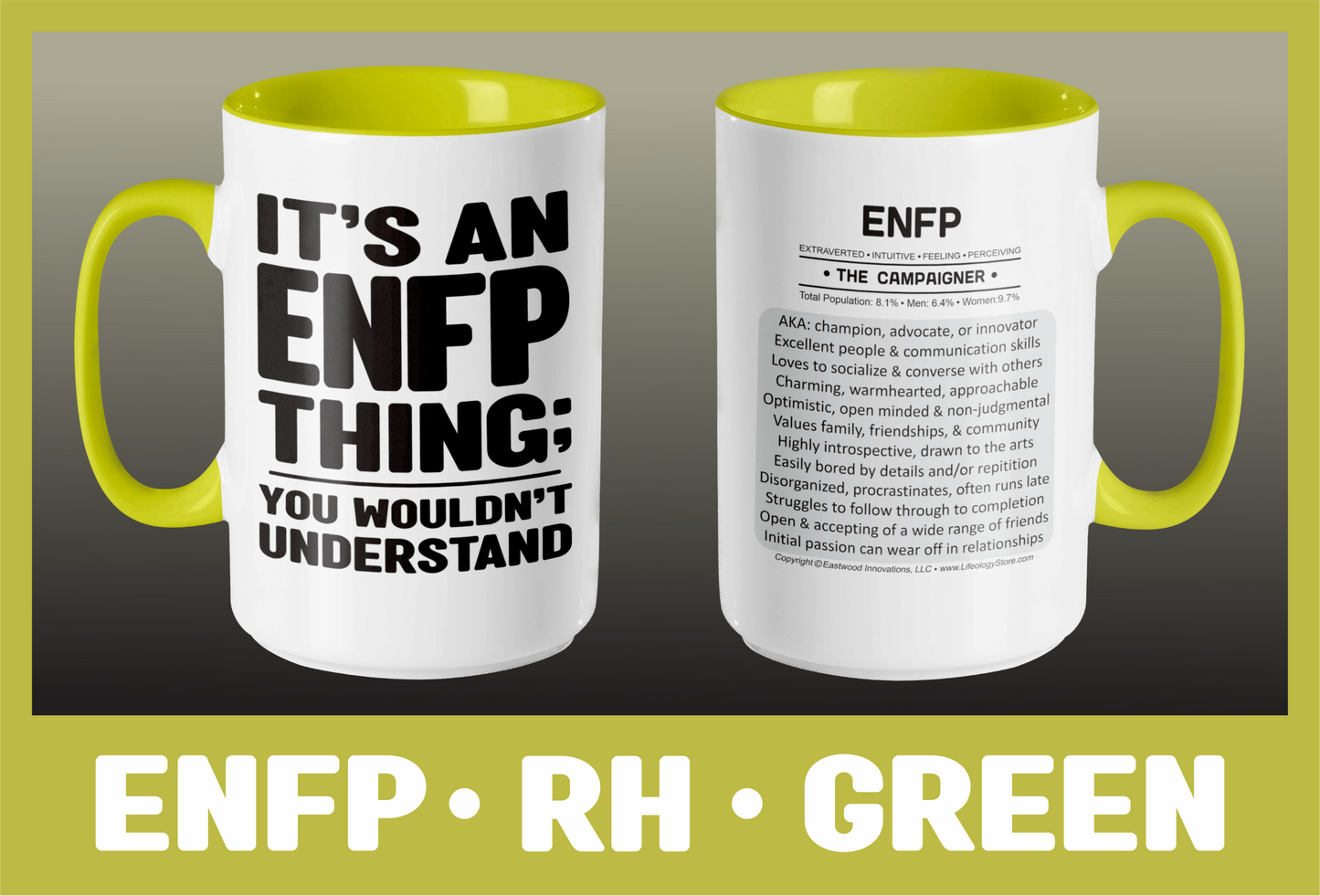 Typology Mug • ENFP • RH