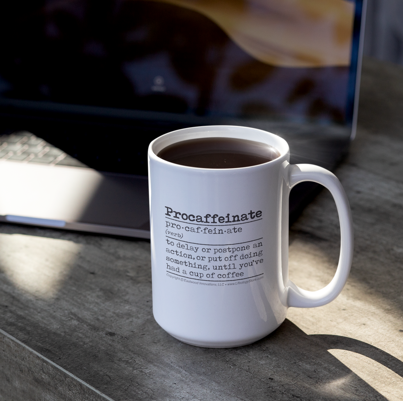 Procaffeinate Mug • LH • White