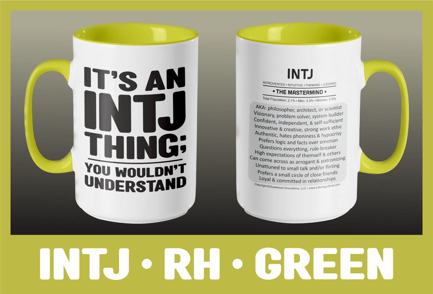 Typology Mug • INTJ • RH