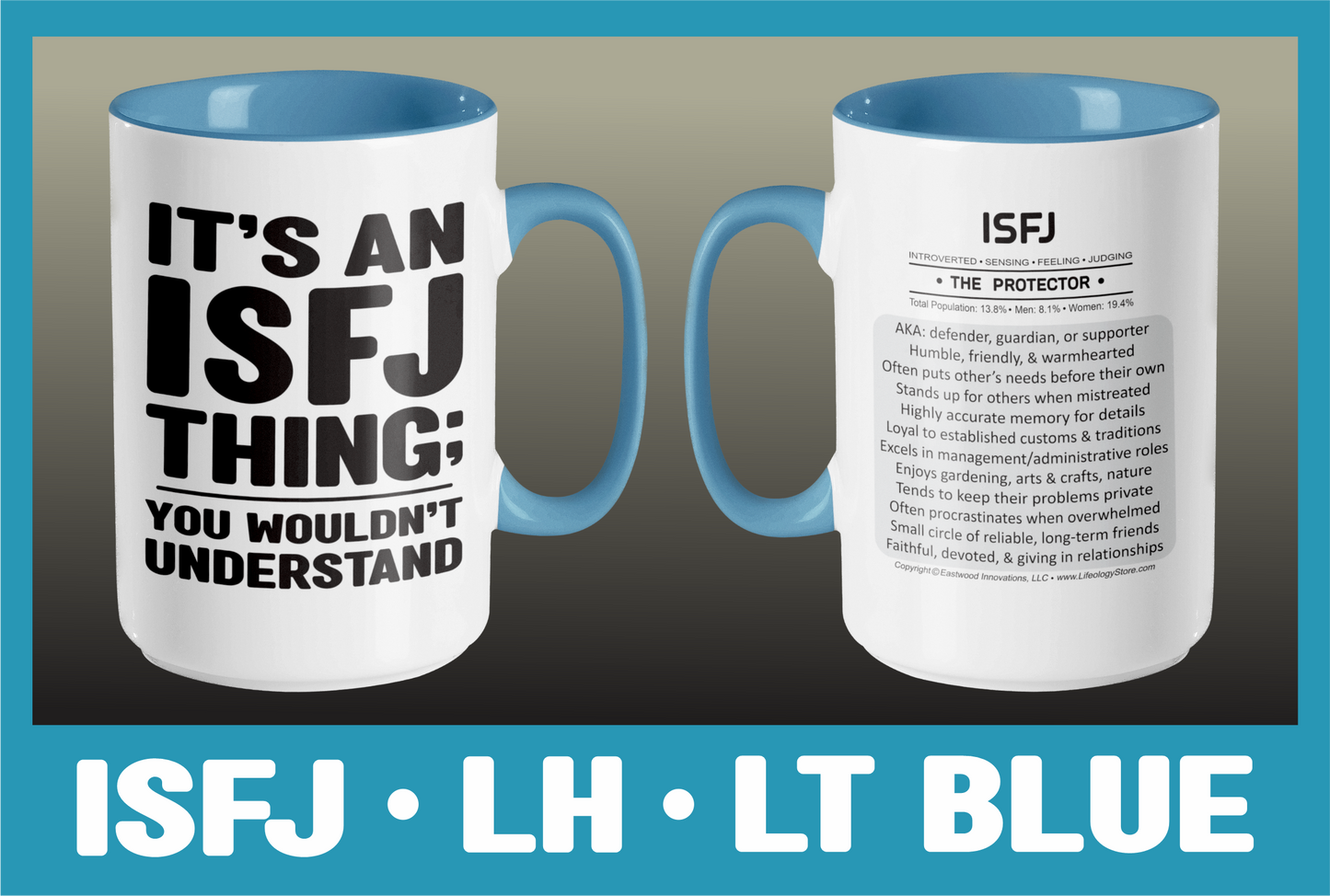 Typology Mug • ISFJ • LH
