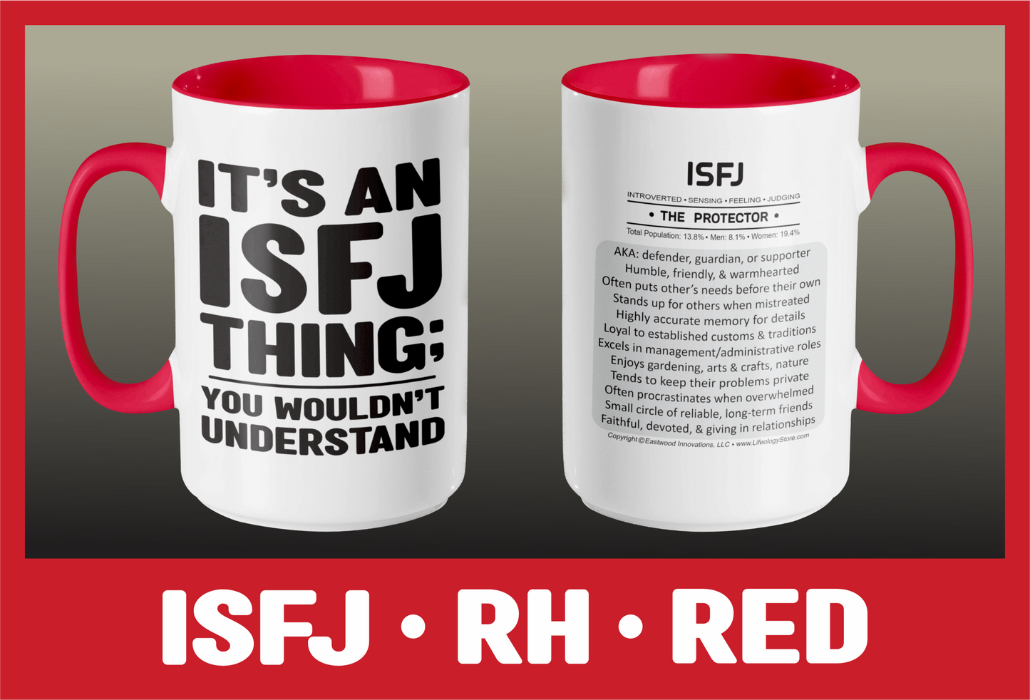 Typology Mug • ISFJ • RH