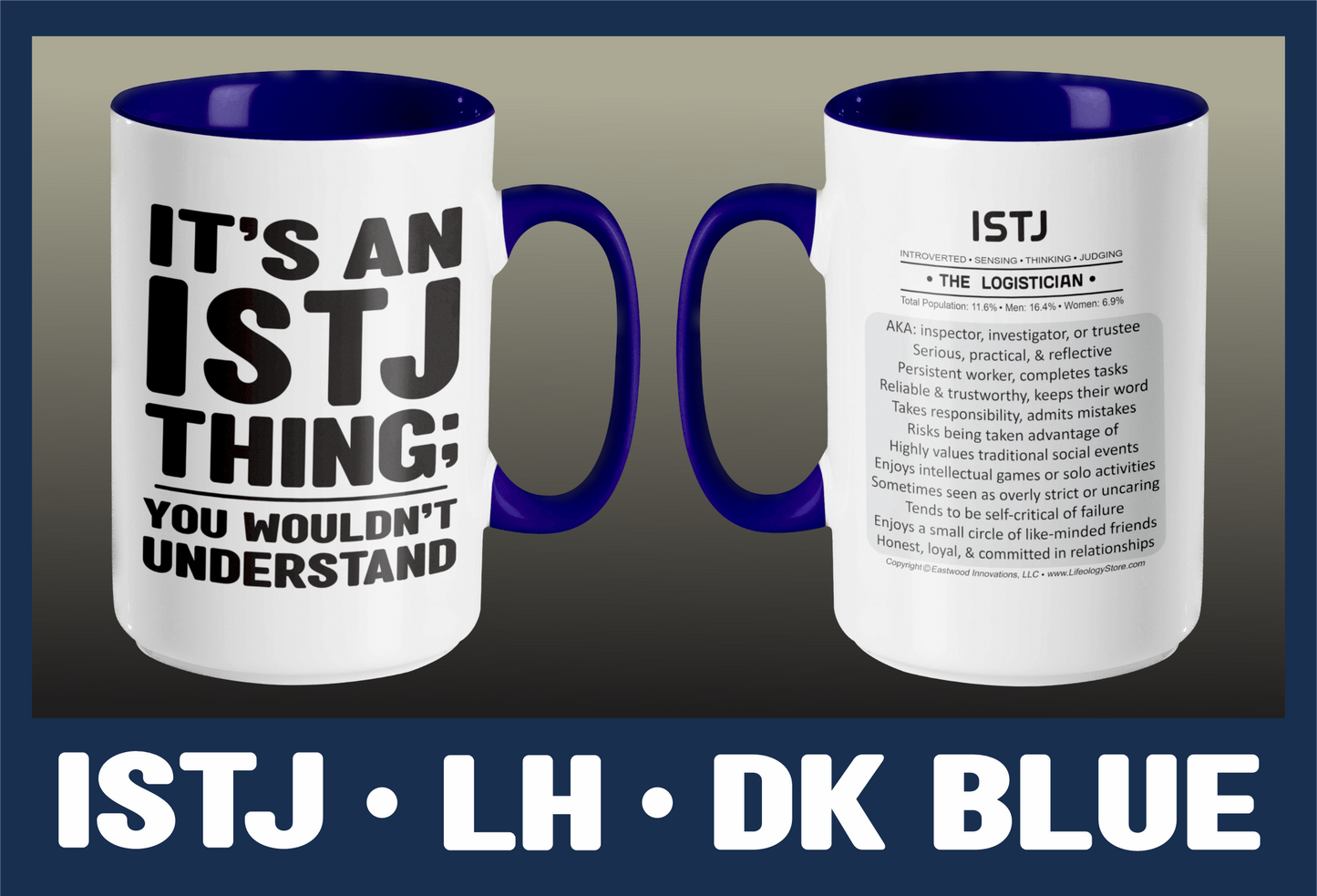 Typology Mug • ISTJ • LH