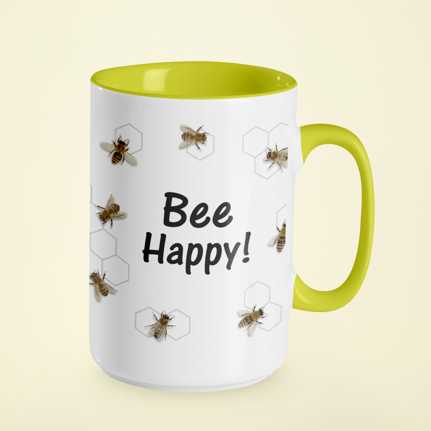 Bee Mug: Bee Happy! • LH