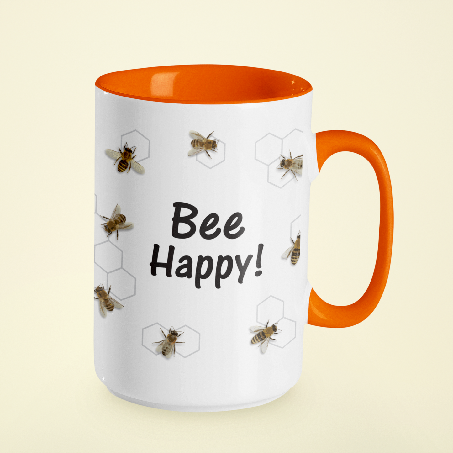 Bee Mug: Bee Happy! • LH