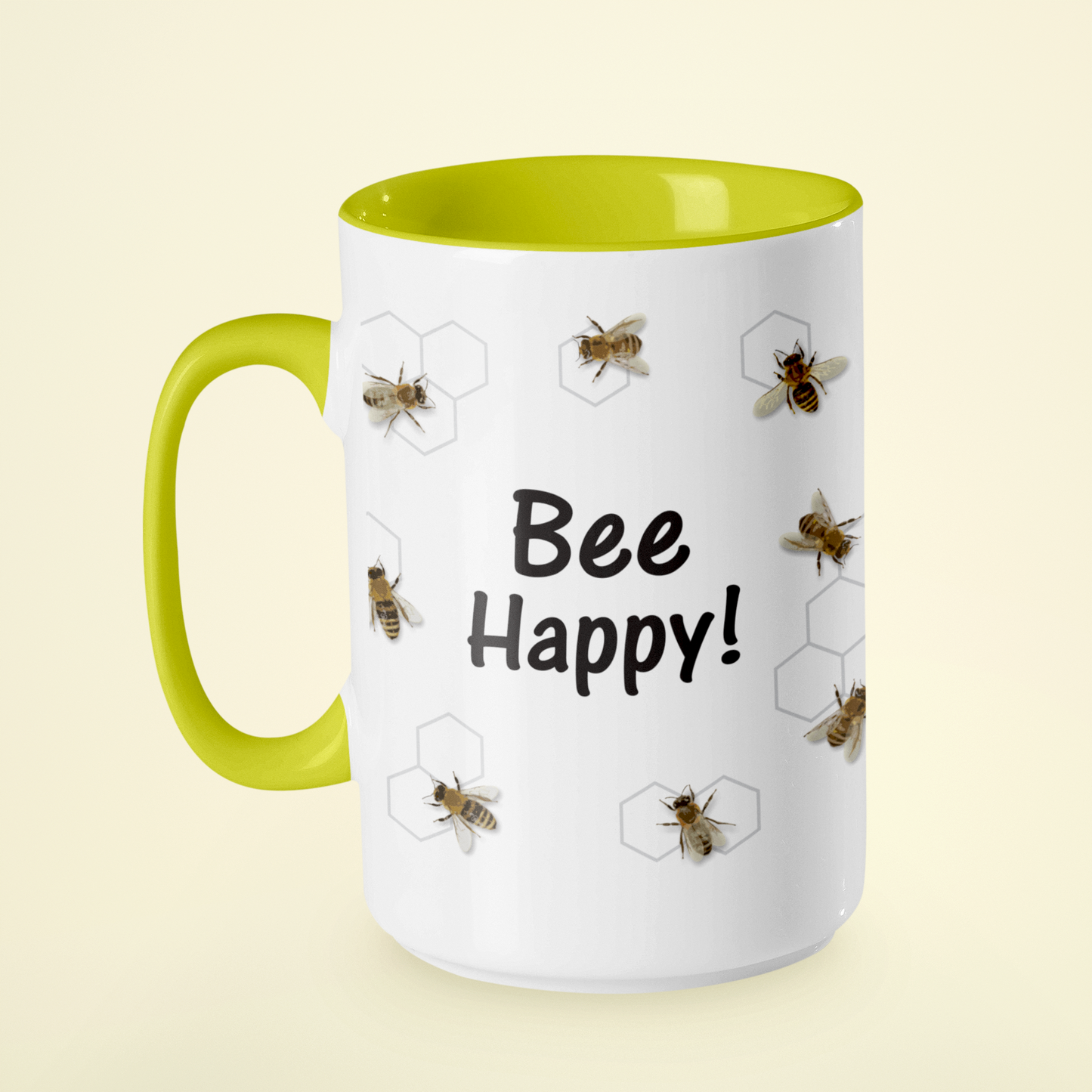 Bee Mug: Bee Happy! • RH