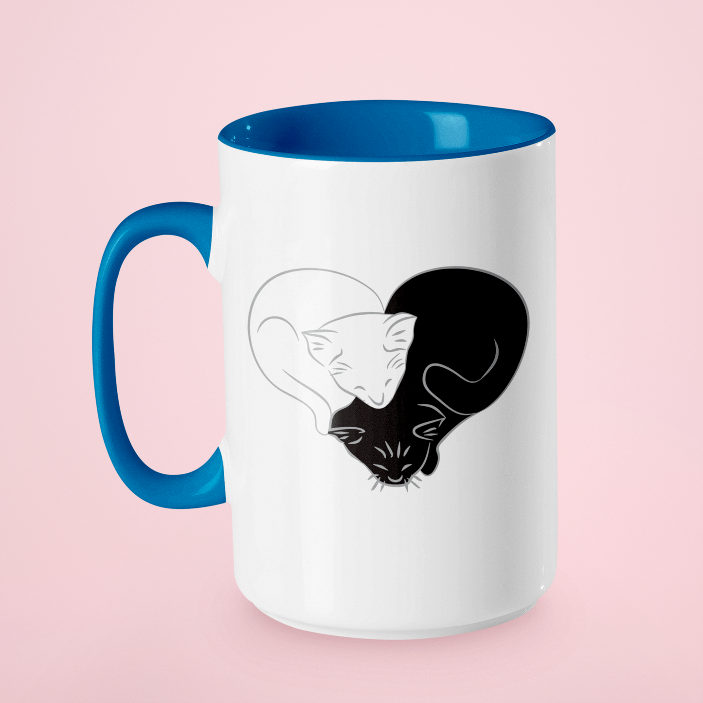 Heart-Shaped Kittens Mug • RH