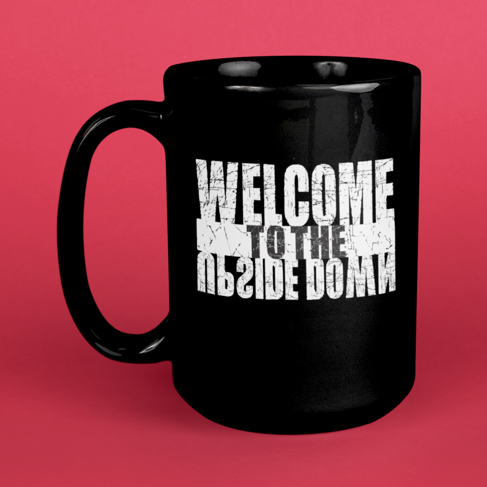 Welcome To The Upside Down Mug • RH • Black