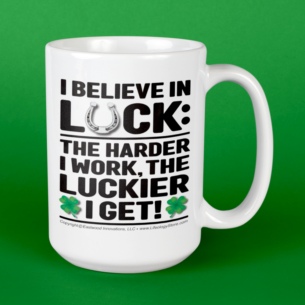 Believe In Luck Mug • LH • White